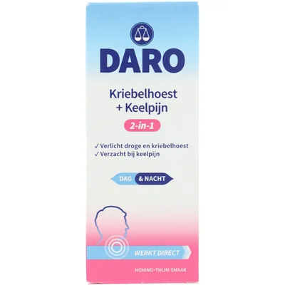 Daro 2-in-1 kriebelhoest + keelpijn