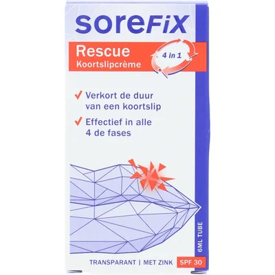Sorefix Rescue koortslipcrème 4 in 1