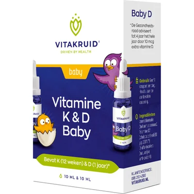 Vitakruid Vitamine K & D baby