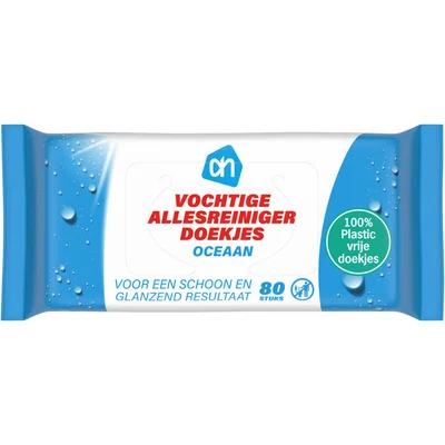 AH Vochtige allesreiniger doekjes oceaan