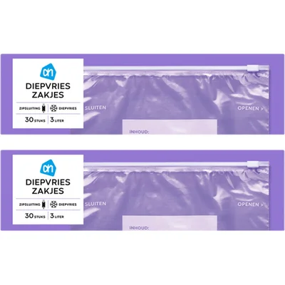 AH Diepvrieszakjes groot 2-pack