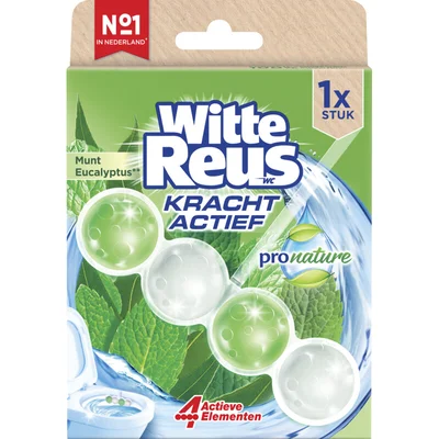 Witte Reus Toiletblok kracht actief munt eucalyptus