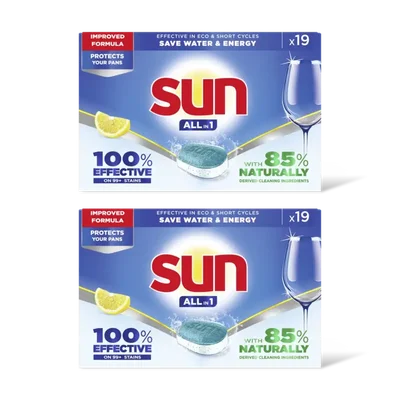 Sun All-in-one citroen vaatwastab 2-pack