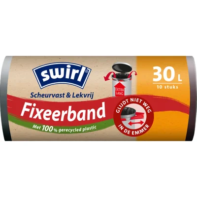 Swirl Vuilniszakken met fixeerband 30 liter