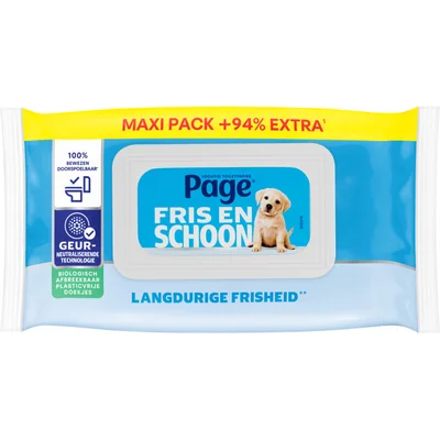 Page Vochtig compleet schoon maxi pack