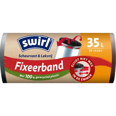 Swirl Vuilniszakken met fixeerband 35 liter