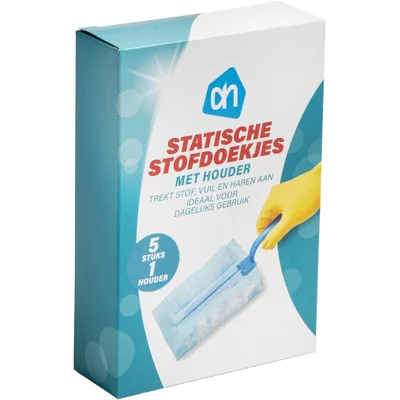 AH Statische stofdoekjes + houder