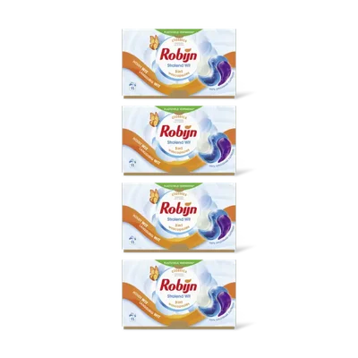 Robijn Stralend wit 3-in-1 wascapsules 4-pack