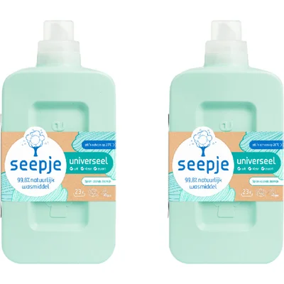 Seepje Wasmiddel universeel 2-pack