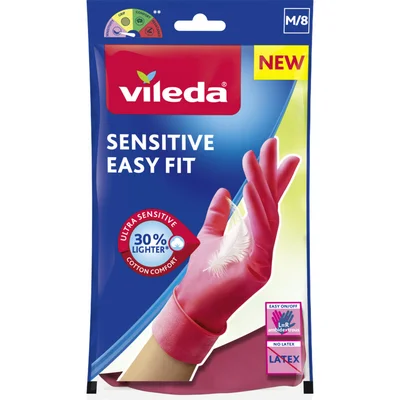 Vileda Handschoenen sensitive easy fit M