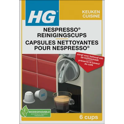 HG Nespresso reinigingscups