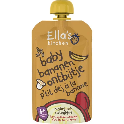 Ella's kitchen Baby bananen ontbijtje 6m+ bio