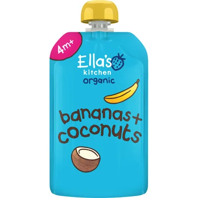 Ella's kitchen Knijpfruit bananas + coconuts 4m+