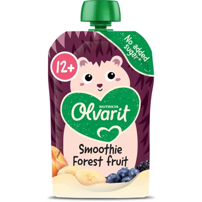 Olvarit Knijpfruit smoothie forest fruit 12m+