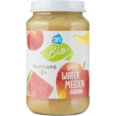 AH Biologisch Fruithapje appel watermeloen banaan 8m+