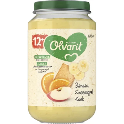 Olvarit Banaan sinaasappel koek 12m+