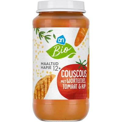 AH Biologisch Couscous met wortel tomaat kip 12m+