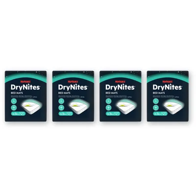Huggies DryNites bed mats 4-pack