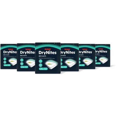 Huggies DryNites bed mats 6-pack