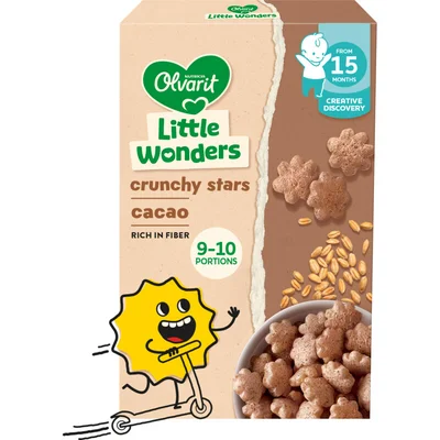 Olvarit Peuter crunchies cacao 15m+
