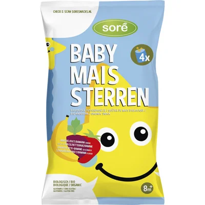 Sore Baby maissterren 4-pack 8m+