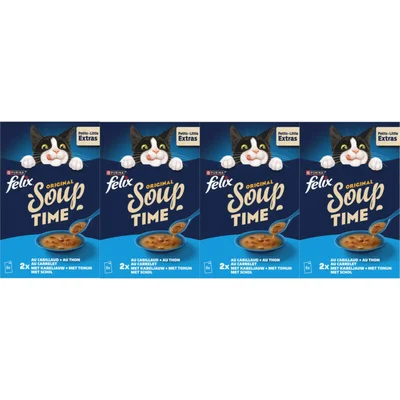 Felix Soup org kabeljauw tonijn schol 4-pack