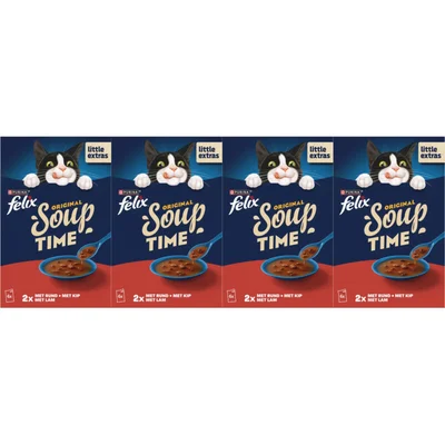 Felix Soup original met rund kip lam 4-pack
