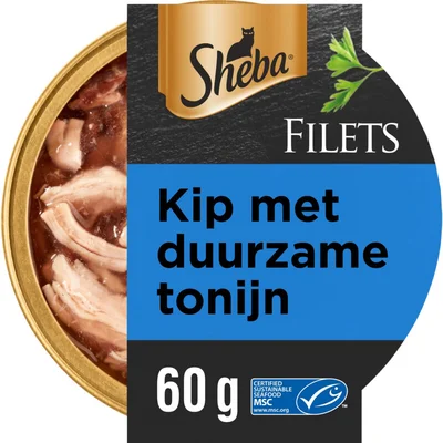 Sheba Filets kip met duurzame tonijn