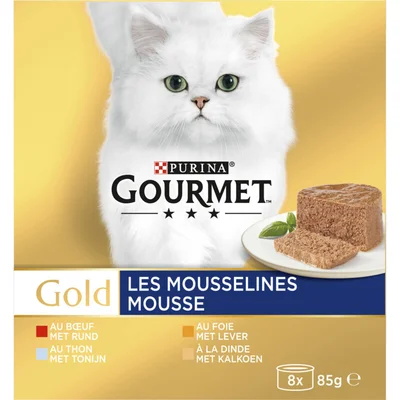 Gourmet Gold mousse tonijn lever kalkoen rund