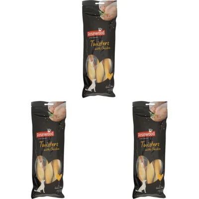 Rosewood twister with chicken large 3-pack