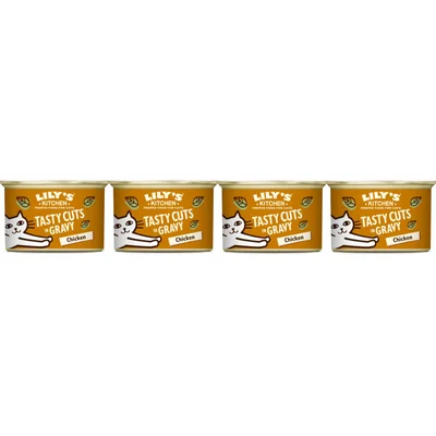 Lily's Kitchen Tasty cuts in saus met kip 4-pack