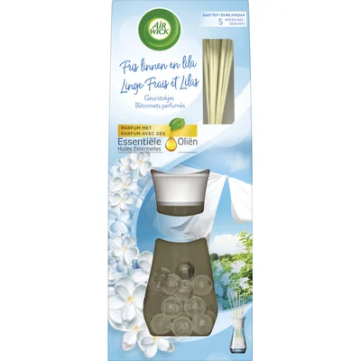 Air Wick Geurstokjes fris linnen en lila