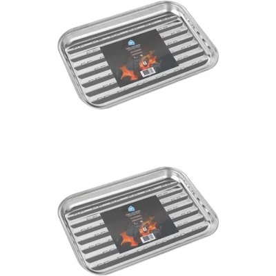 AH Grillschaal RVS herbruikbaar 2-pack