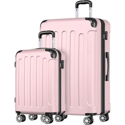 Lifegoods Suitcase set 20/28 - rose gold (jd-2045)