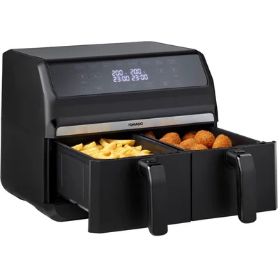 Tomado Airfryer dubbele bak 2x4 liter
