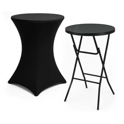 Brixy Statafel met rok zwart