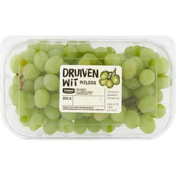 Jumbo Druiven Wit Pitloos 500 g