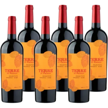 Faiano - Primitivo - Biologisch - 6 x 750 ML - zonder doos