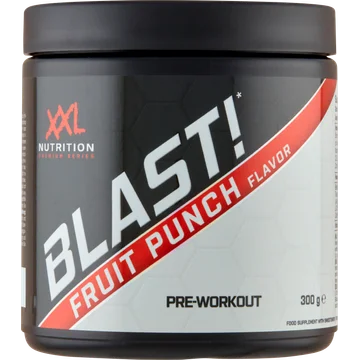 XXL Nutrition Blast! Fruit Punch Flavor Pre-Workout 300 g