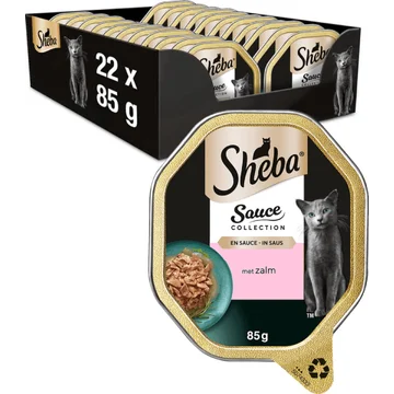 Sheba Sauce Collection met Zalm 22 x 85 g