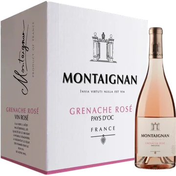 Montaignan - Grenache - Rosé - Pays d'Oc IGP - 6 x 750ML