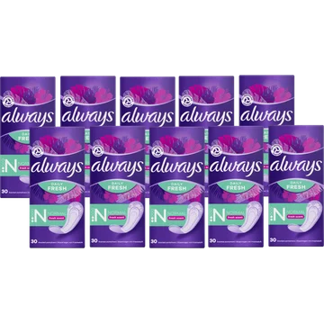 Always Daily Fresh Normal Met Een Frisse Geur 10 x 30 Stuks