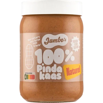 Jumbo's 100% Pindakaas Naturel 600 g