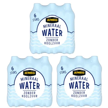 Jumbo Mineraalwater zonder Koolzuur 3 x 6-pack