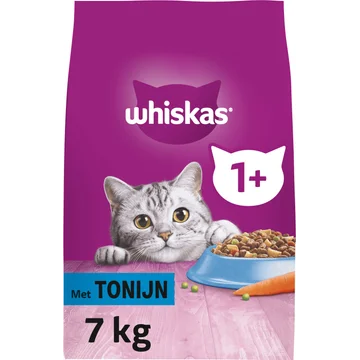 Whiskas Adult Kattenbrokken Tonijn zak 7 kg