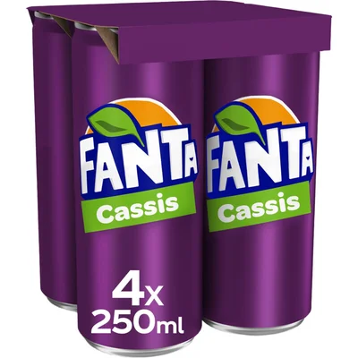 Fanta Cassis 4 x 250 ml