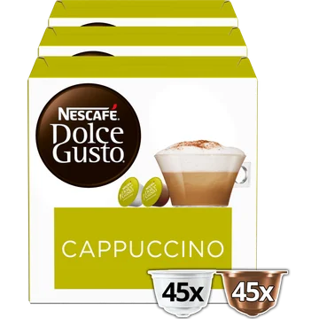 NESCAFE DOLCE GUSTO Cappuccino 3x349.5 Gram 30 Capsules Doos