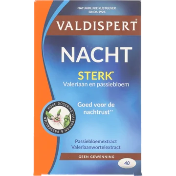 Valdispert Nacht Extra Sterk tabletten voor de nachtrust, 40 stuks