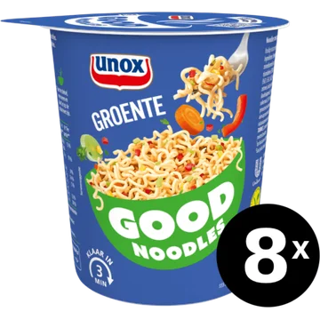 Unox Good Noodles Cup Groente 8 x 65 g