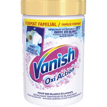 Vanish Oxi Action Whitening Booster Poeder - Vlekverwijderaar Voor Witte Was - 720g